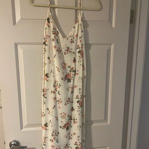 Reformation, size 6 silk dress. Mid-length/calf length.